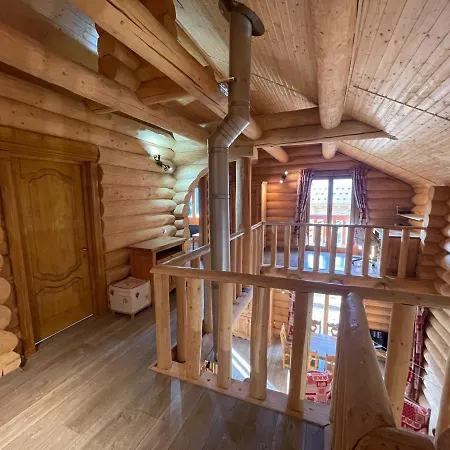 En Rondin 8 Pers. Avec Sauna, Et Garage, Pres Telecabine Et Navette A Praloup 1500 - Fr-1-165a-126 Chalet *