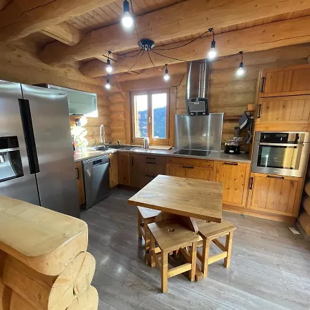 En Rondin 8 Pers. Avec Sauna, Et Garage, Pres Telecabine Et Navette A Praloup 1500 - Fr-1-165a-126